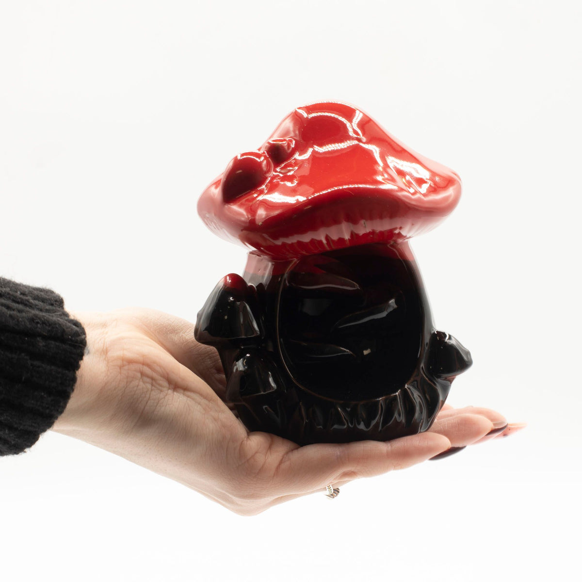 Backflow Incense Burner - Large Red Mushroom – view 3