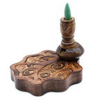 Small Mango Wood Backflow Burner - Tree of Life – view 5