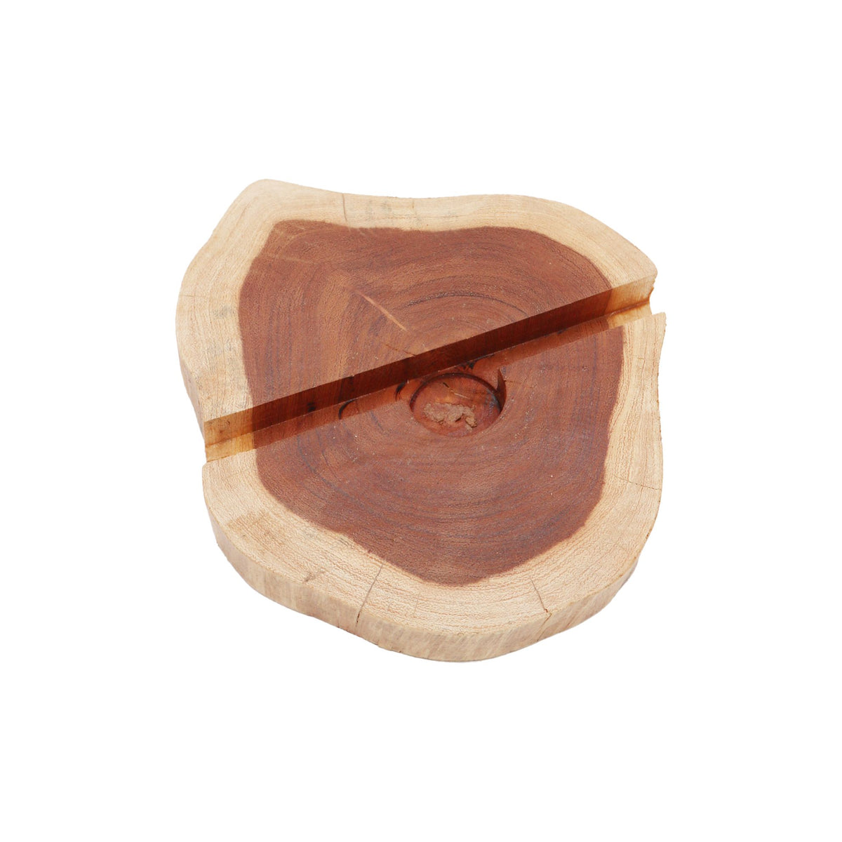 Large Gamal Wood Phone Holder - Natural – view 2