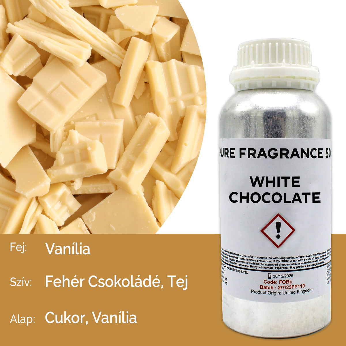White Chocolate Pure Fragrance Oil - 500ml – view 6