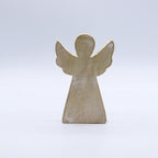 Small Mango Wood Angel - Whitewash Finish – view 6