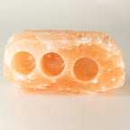 Himalayan Salt Candle Holder - Three Tealights – view 2