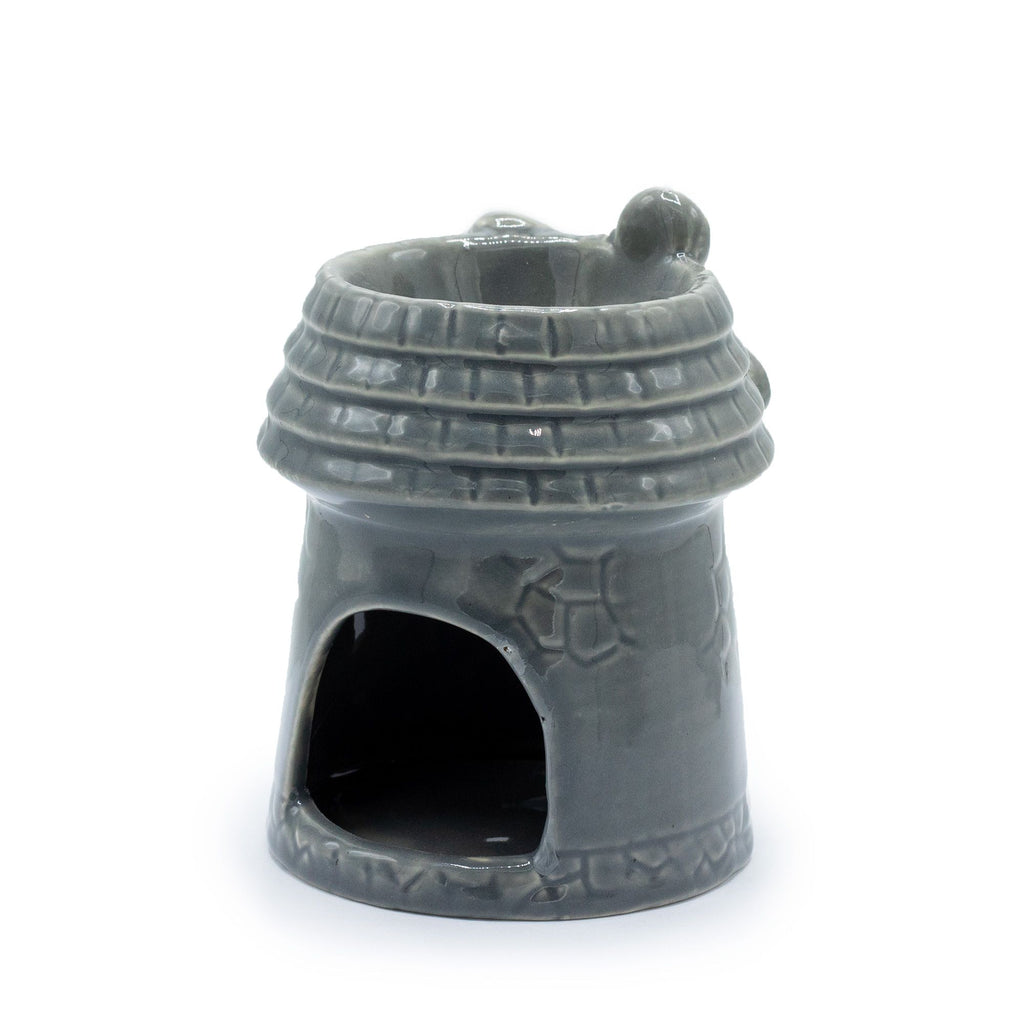 Windmill Ceramic Oil Burner - Grey