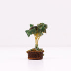 Green Aventurine Mini Gemstone Tree on Wood Base, 15 Stones – view 2