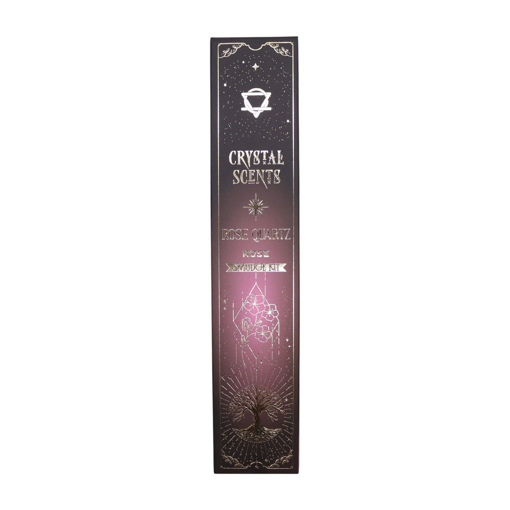 Rose Quartz Crystal Scents Smudge Incense Sticks - Rose – view 3