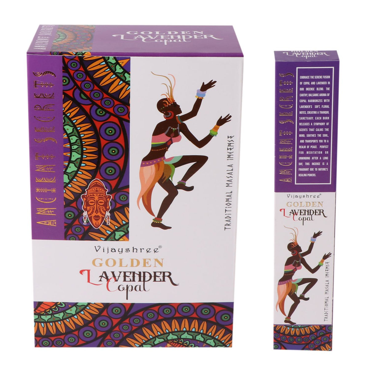 Golden Copal and Lavender Incense Sticks (15g)