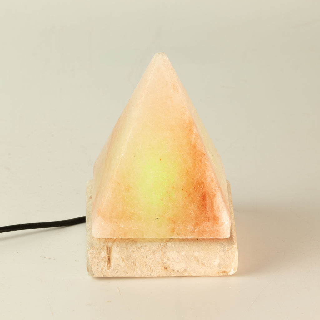 USB Pyramid Himalayan Salt Lamp, 9 cm, Colour Changing – view 2