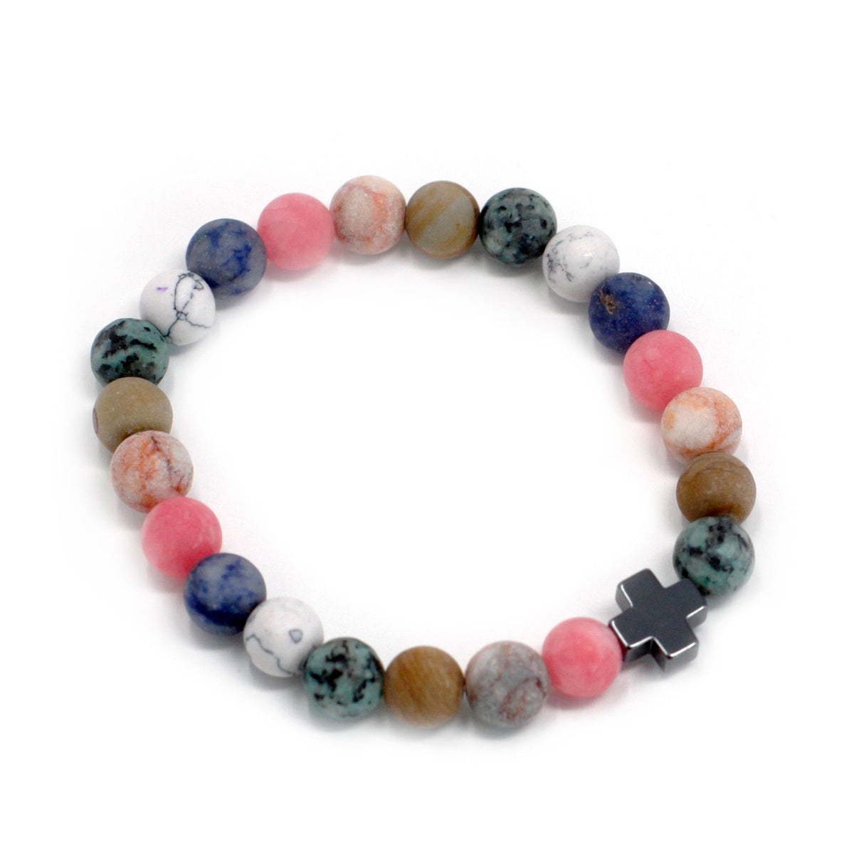 Harmony Friendship Bracelet Set - Rainbow Gemstones – view 9