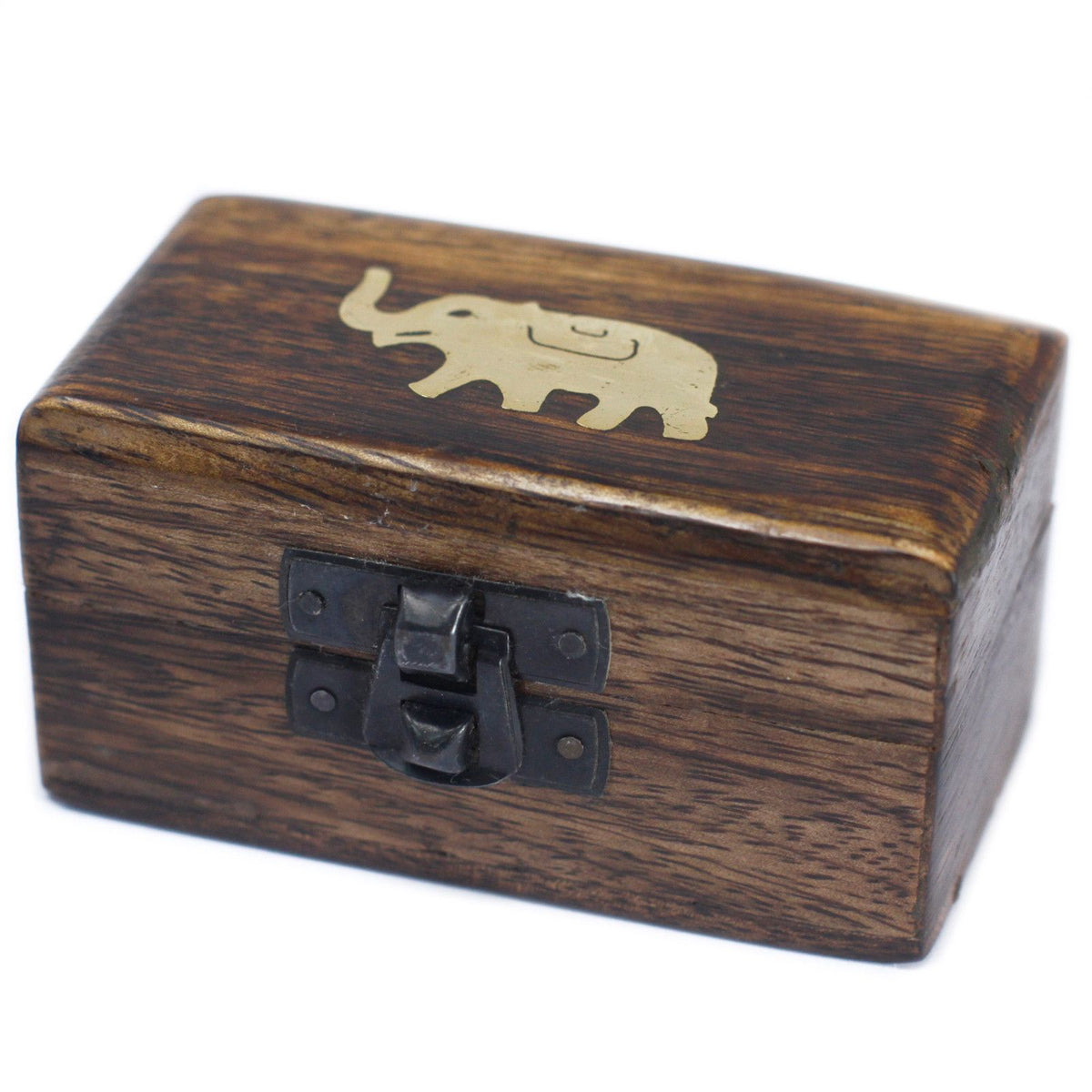Small Mango Wood Pill Box