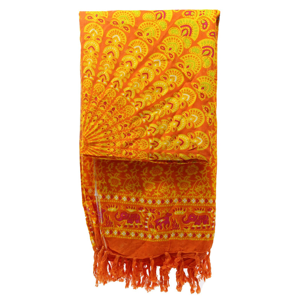 Lime Orange Mandala Sarong – view 4