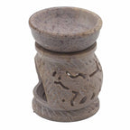 Small Soapstone Oil Burner 8cm - Elephant – view 2