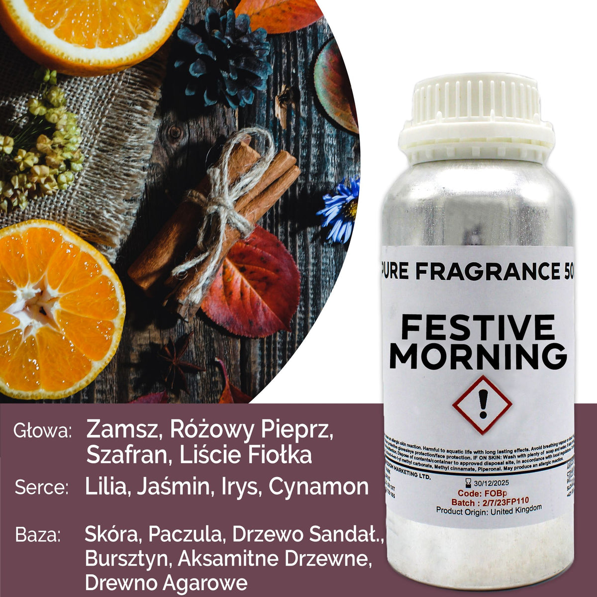 Festive Morning Pure Fragrance Oil - 500ml – view 2