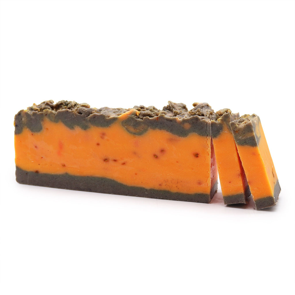Cinnamon & Orange Olive Oil Soap Slice