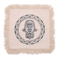 Hamsa Mandala Cushion Cover - 45x45cm - Green