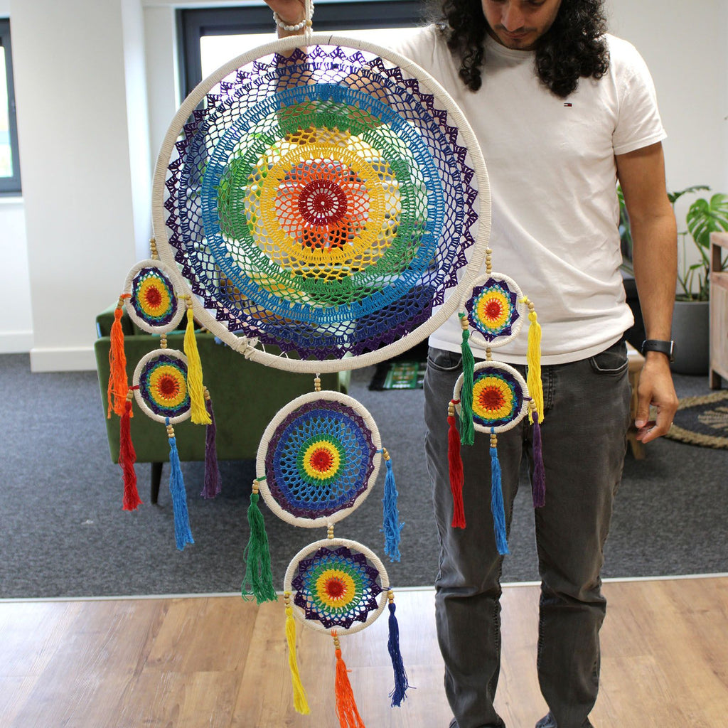 Rainbow Dreamcatcher 125 cm - Vivid