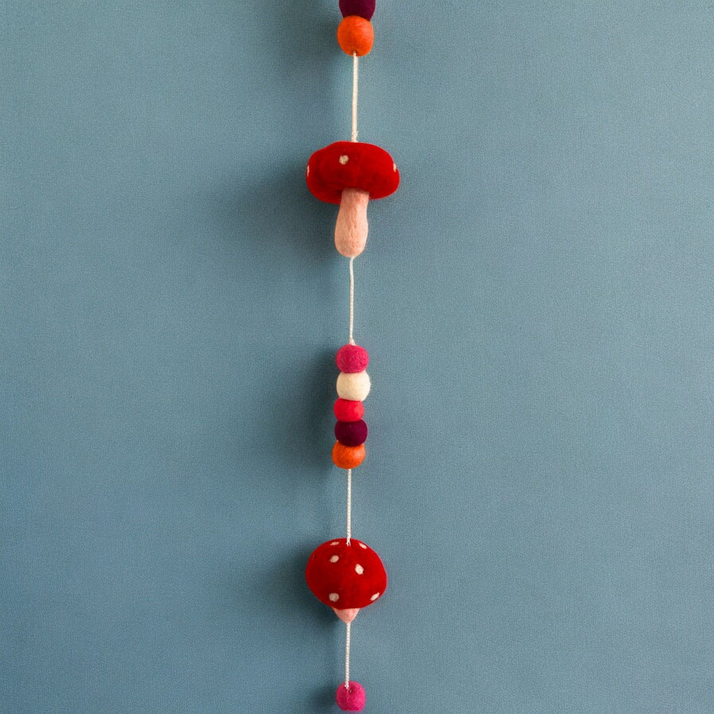 Felt Wall Hanging 110cm - Redtop Mushrooms – view 4