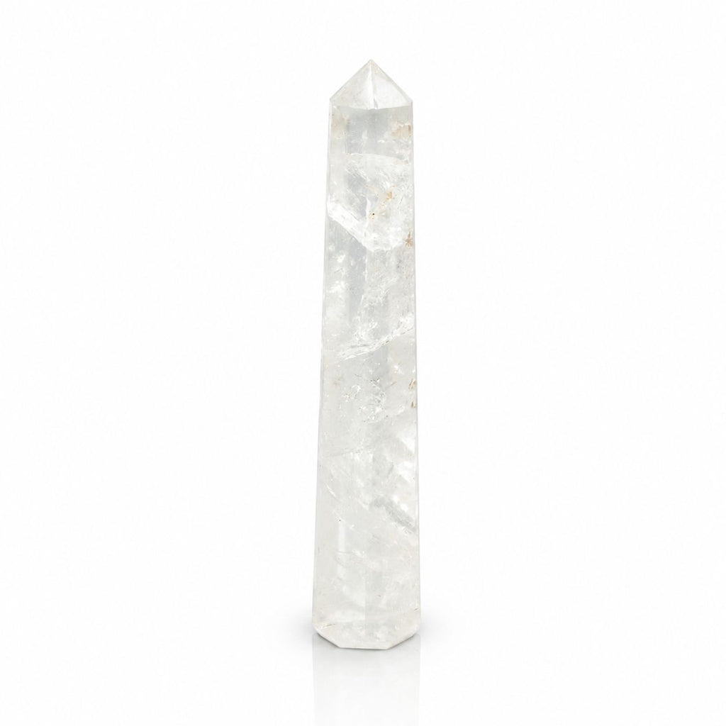 Rock Crystal Six Face Obelisk Point, approx 17cm – view 6