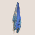 Cotton Pareo Towel - 100x180 cm - Sky Blue – view 3