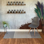 Indian Cotton Rug - Grey - 70x170cm – view 6