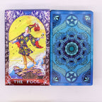 Mandala Blue Foil Tarot Card Set with Booklet – view 3