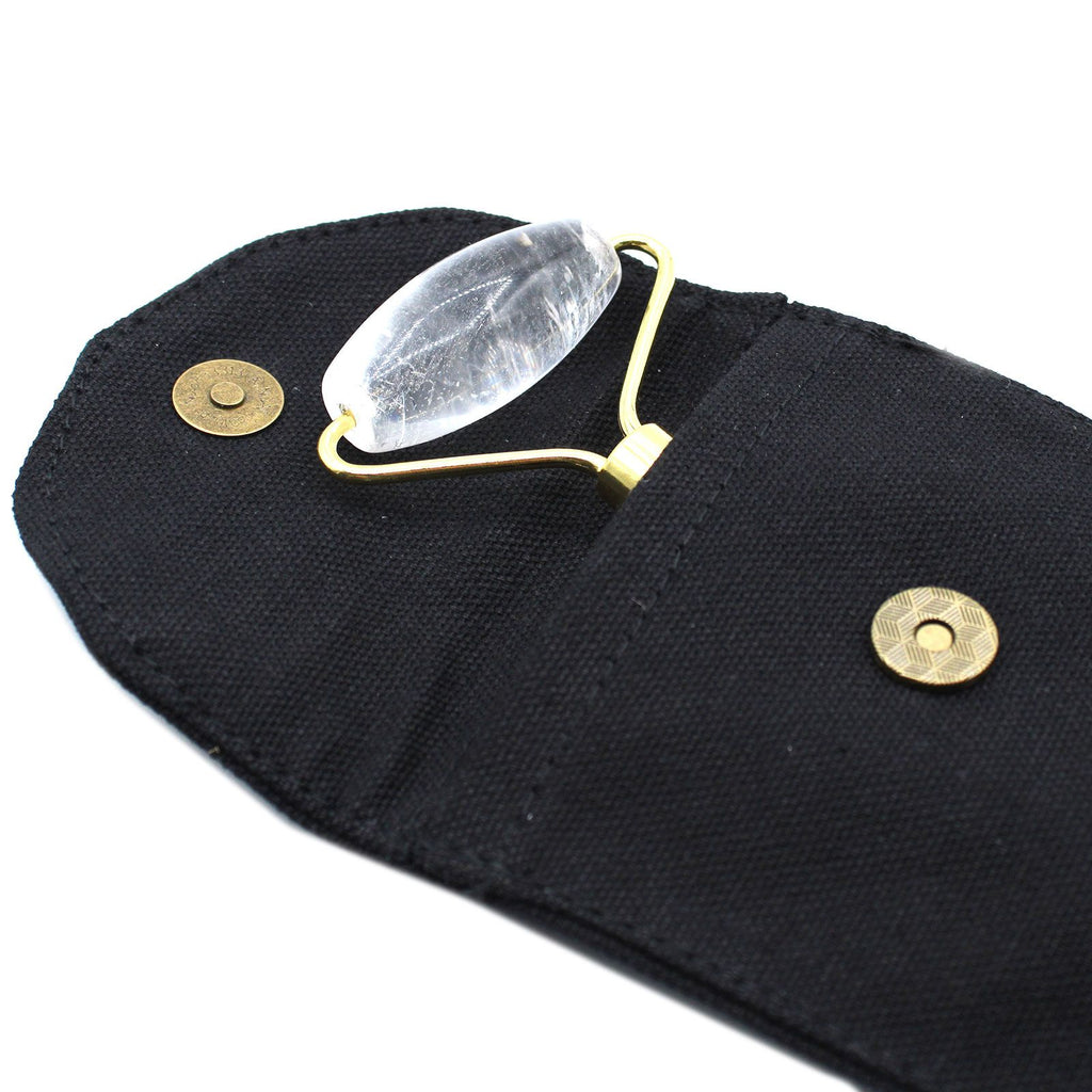 Gemstone Face Roller - Rock Quartz – view 3