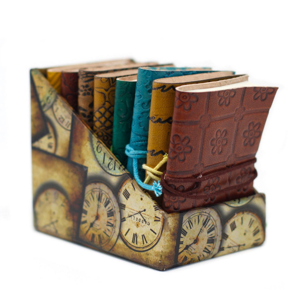 Mini Assorted Leather Notebook – 10x7.5 cm – view 6