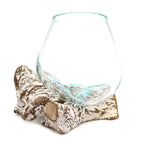 Molten Glass Bowl on Whitewash Wood - Small – view 2