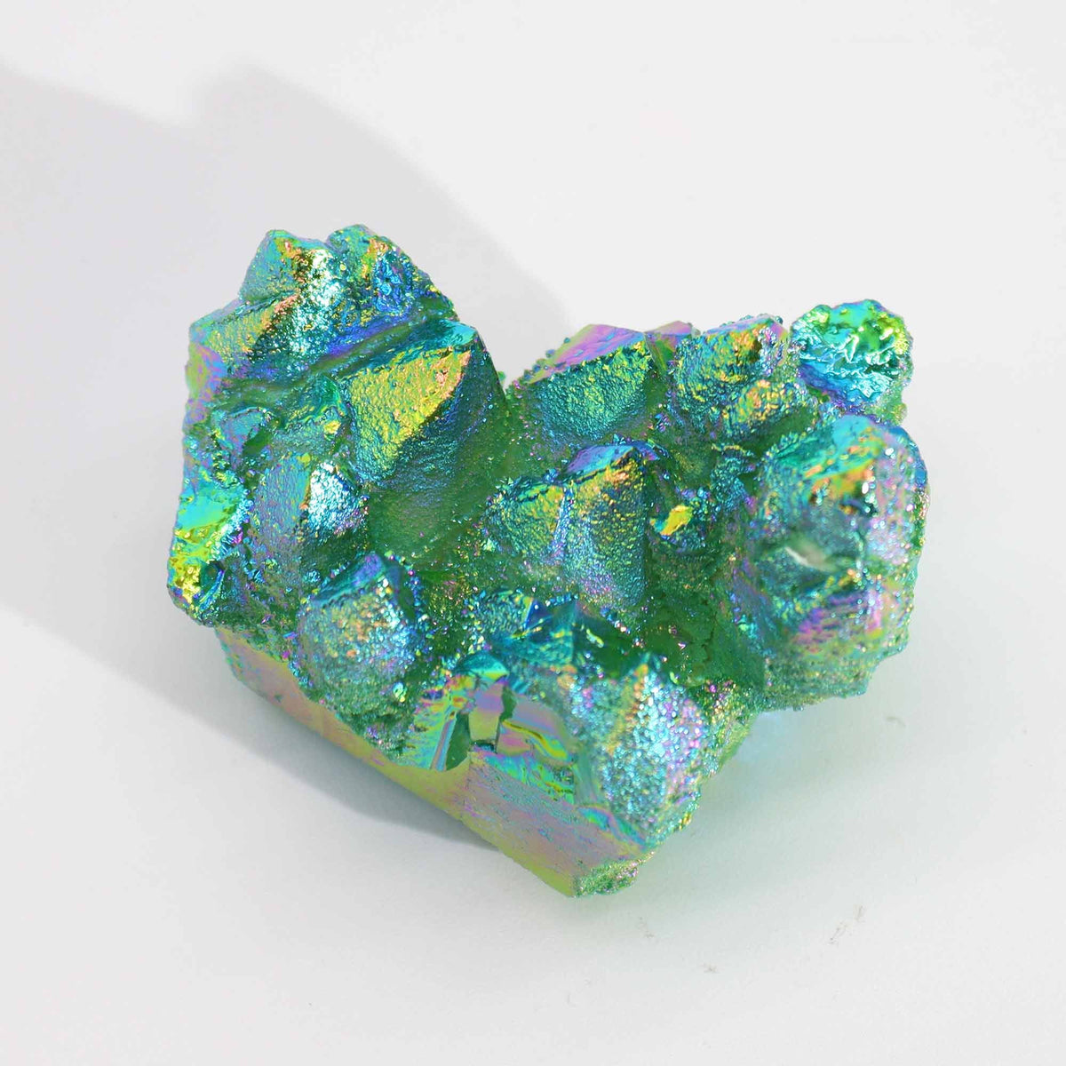 Medium Aura Green Flame Quartz Cluster, approx 5.5cm – view 3