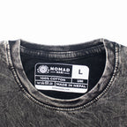 Nomad Sari Stonewashed T-Shirt - Compass of Life - Charcoal - Large – view 3
