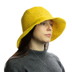 Nomad Sari Floppy Straw Sun Hat - Yellow – view 2