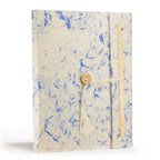 Lokta Blue Cotton Fleck Notebook – Large, Bookmark
