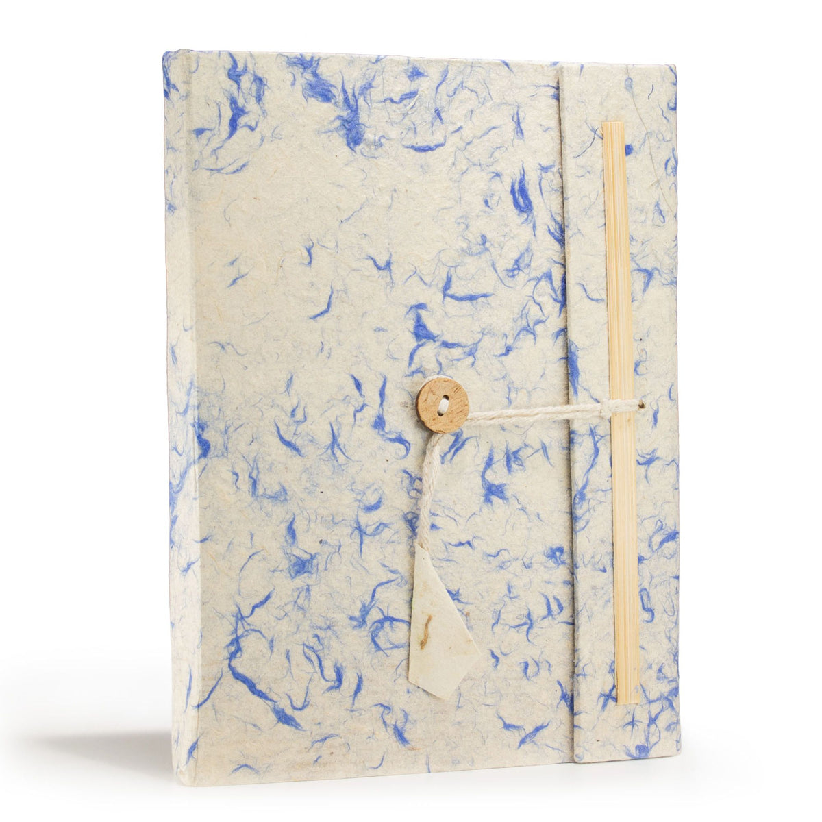 Lokta Blue Cotton Fleck Notebook – Large, Bookmark