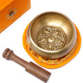 Five Buddha Singing Bowl Set - 13cm Brass