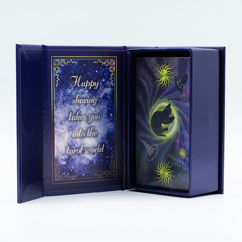 Purple Foil Witch Tarot Card Set with Guidebook – view 2