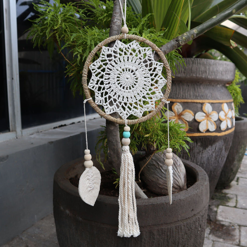 Medium Natural Dream Catcher - Elemental Spirits – view 4