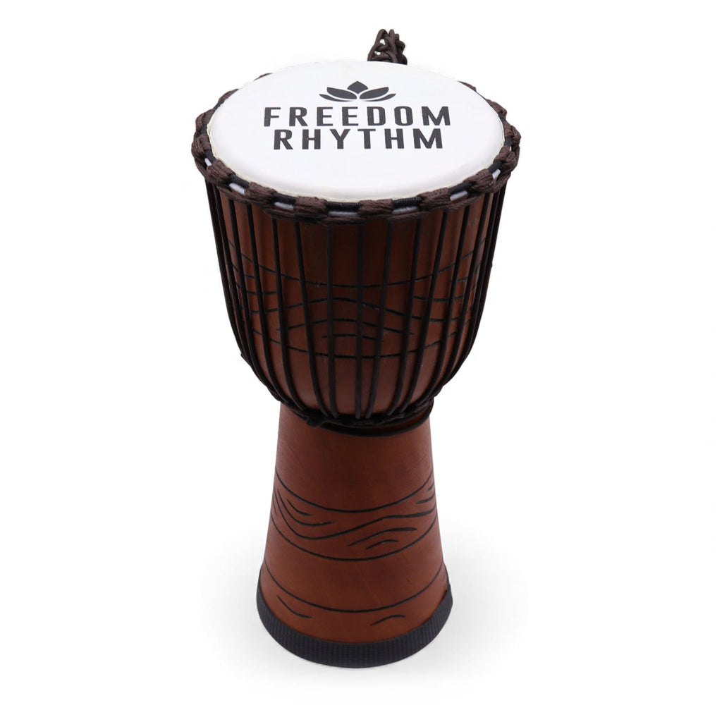 Large Pro Djembe Drum - Freedom Rhythm - 50cm, 22cm Head