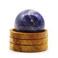 Afghan Lapis Lazuli Gemstone Sphere 50mm with Stand