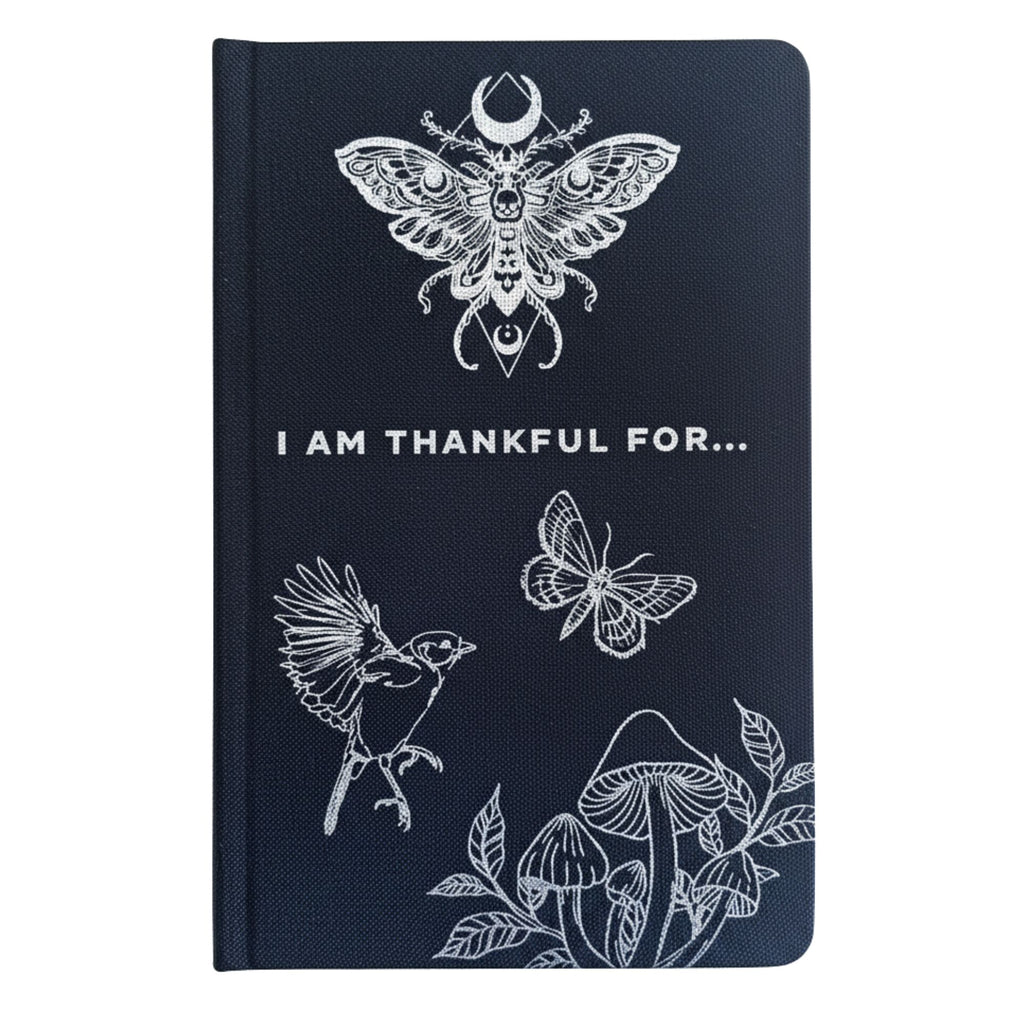 Black Gratitude Journal with Silver Lining, 120 Pages – view 4