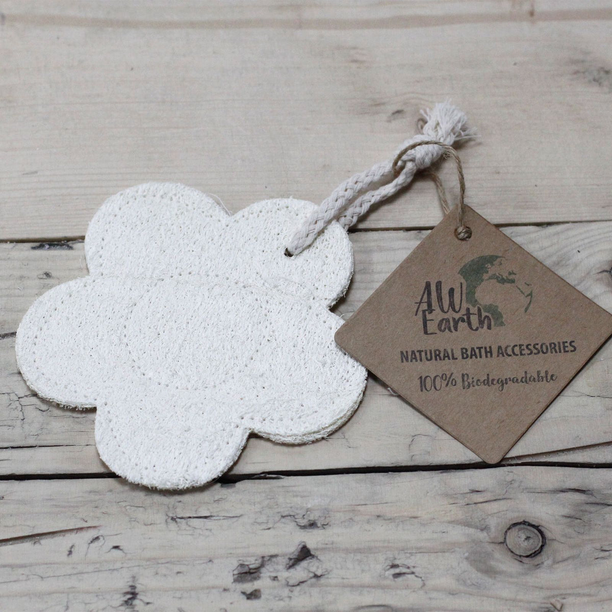 Natural Loofah Flower Scrub Pad – view 2