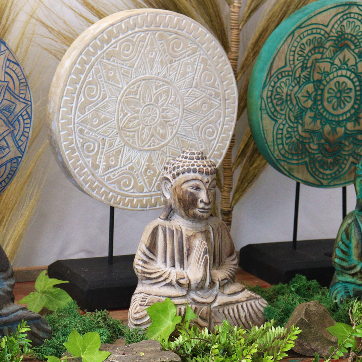 Buddha Feng Shui Set, Classic Mandala, Natural – view 4