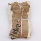 Small Washed Jute Pouch 10x15cm – view 3
