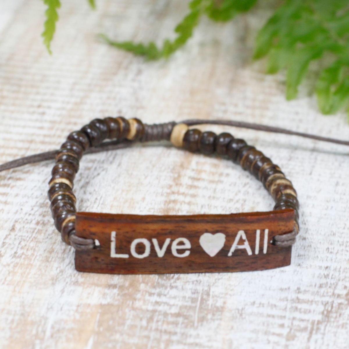Coconut Slogan Bangle - LoveAll – view 3