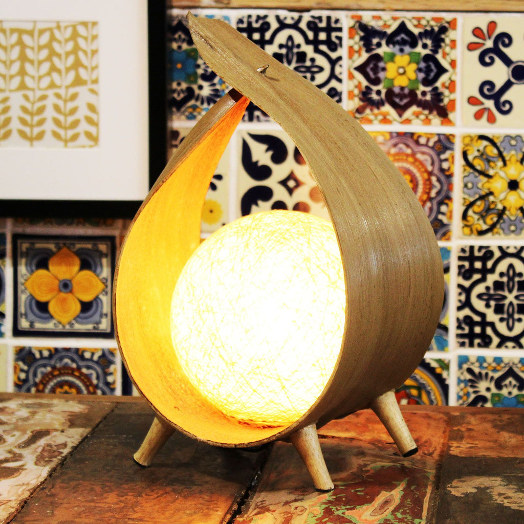 Natural Coconut Lamp - Natural Loop – view 3