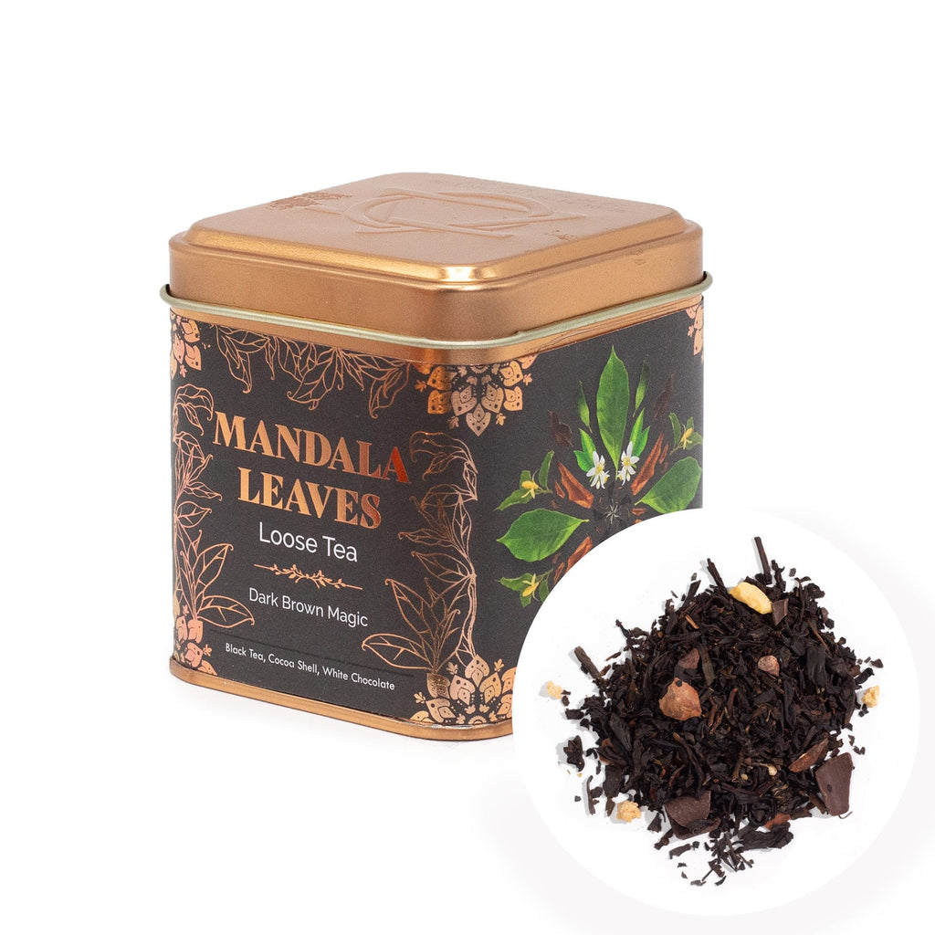 Dark Brown Magic Chocolate Black Tea Tin 50g – view 6