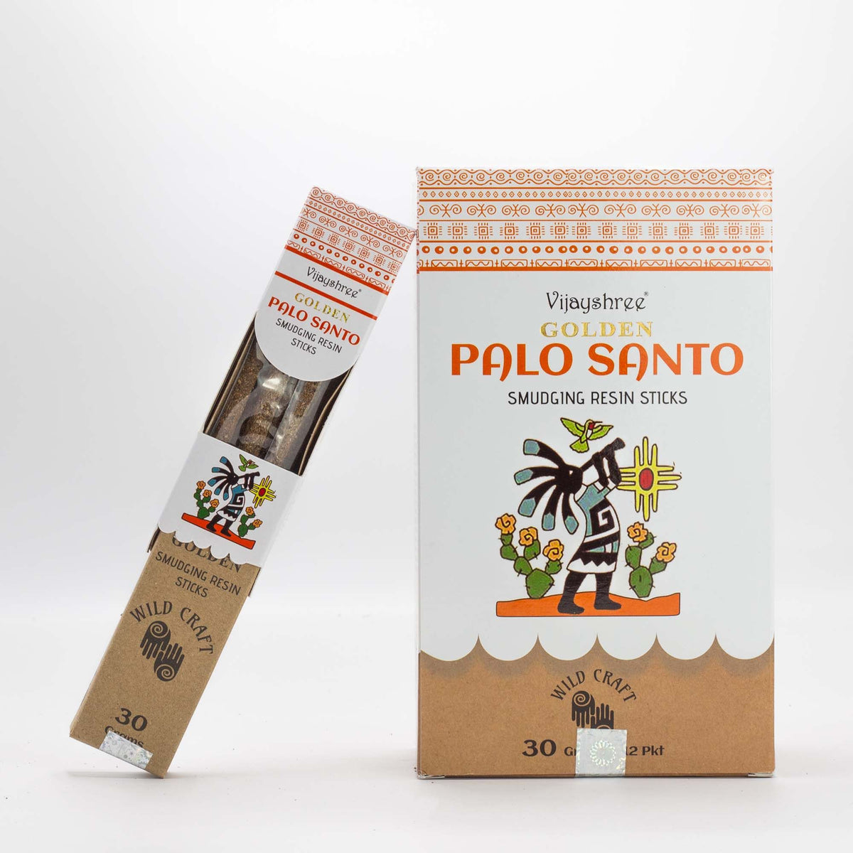 Golden Palo Santo Smudging Resin Sticks - 30g Pack of 6 – view 4
