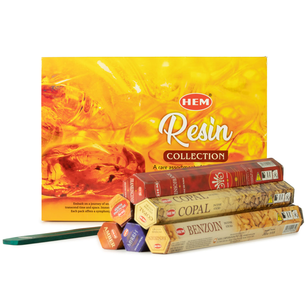 HEM Resin Incense Collection with Wooden Ashcatcher – view 7