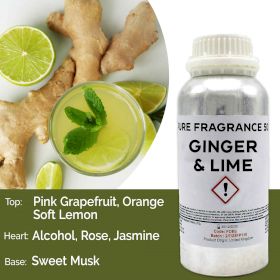 Ginger & Lime Pure Fragrance Oil - 500ml – view 4