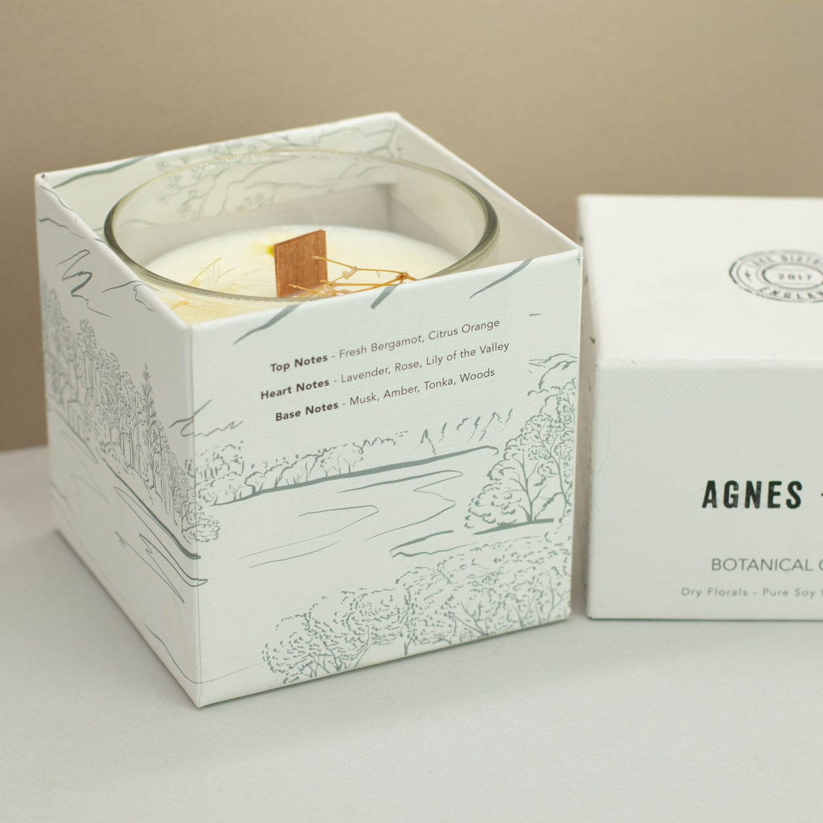 Agnes + Cat Botanical Soy Wax Candle - Windermere – view 9