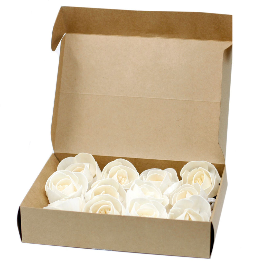 Sola Wood Rose Diffuser Flowers on String, Large, Set of 4 – view 5