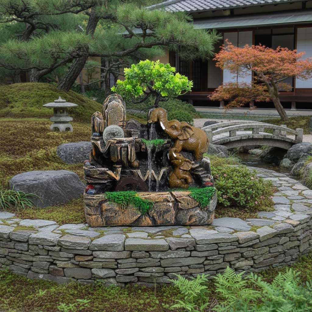 Buddha Hand Tabletop Water Feature, 20 x 25 x 35 cm – view 3